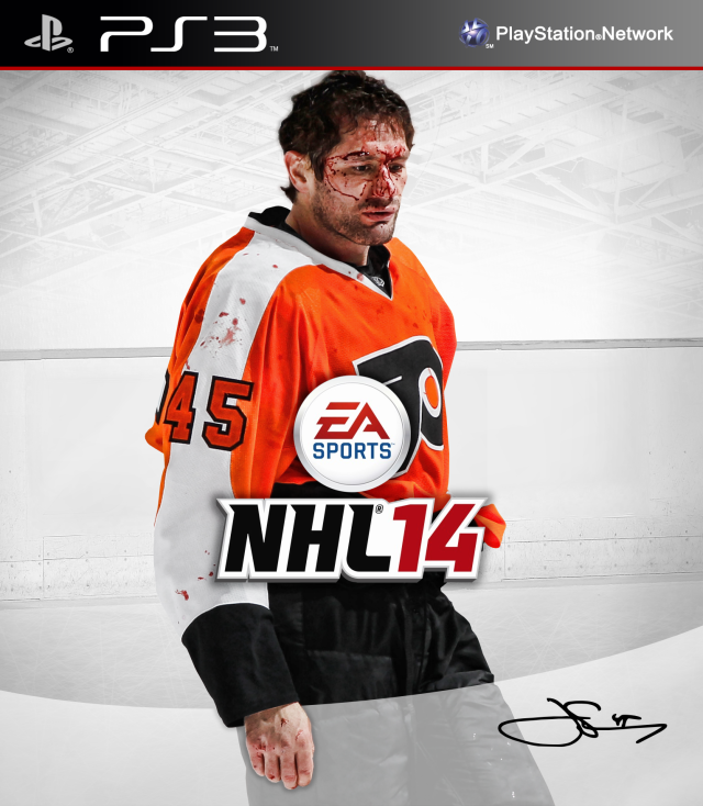 NHL 14 PS3 Jody Shelley